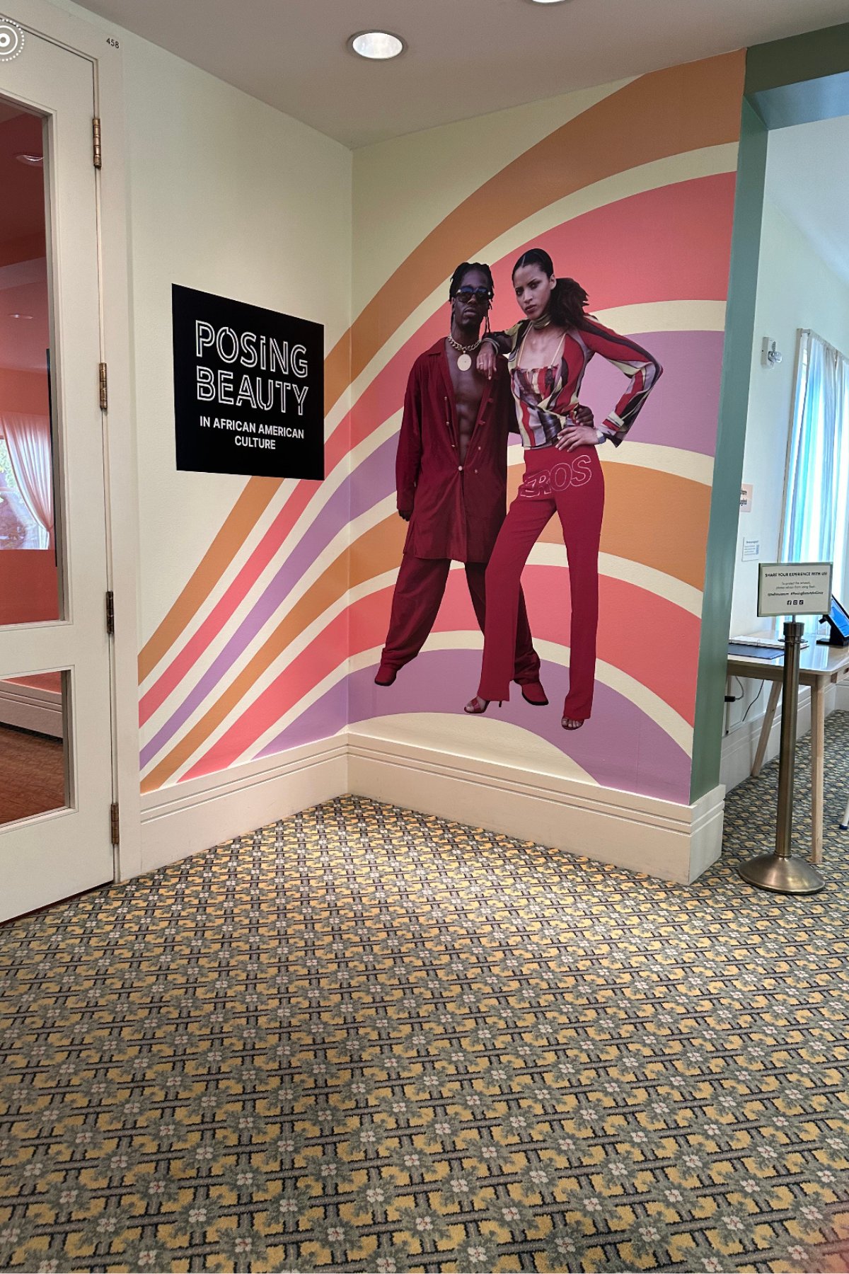Posing Beauty exhibition wall